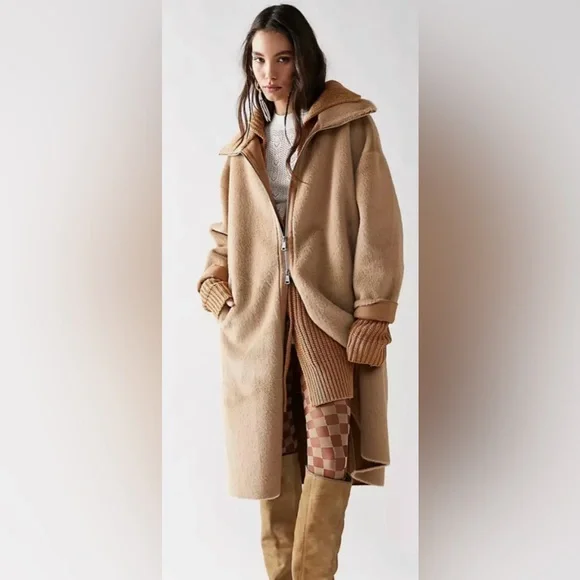 Lana Free People Tan Jacket - Picture 1 of 6